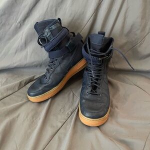 Nike SF Air Force 1 High Top Navy Blue